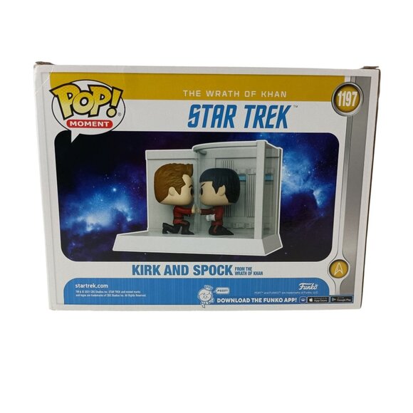 Funko Pop! Moment Star Trek Captain Kirk and Spock #1197 Target Con New - Picture 5 of 7